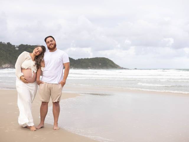 Ensaio Gestante de Ensaio Gestante - Bruna, Davi e Isabela