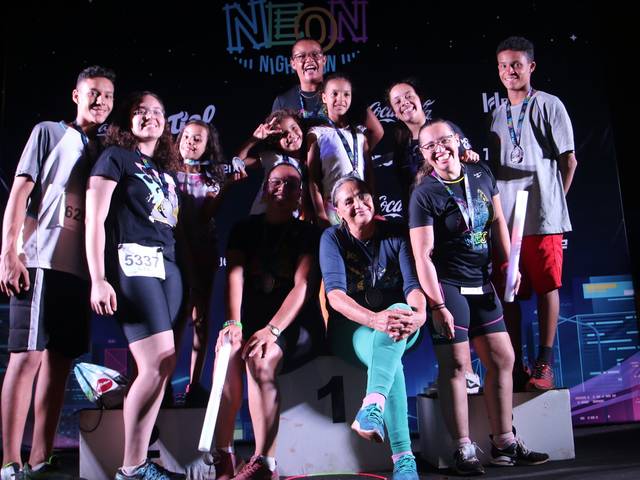 Corrida de Rua de Neon Night Run 2019
