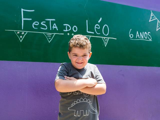 Infantil de Aniversário de 6 anos do Leo