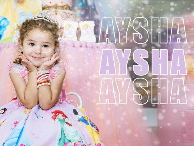 Filme - Aniversário Infantil de Aysha Vitória 