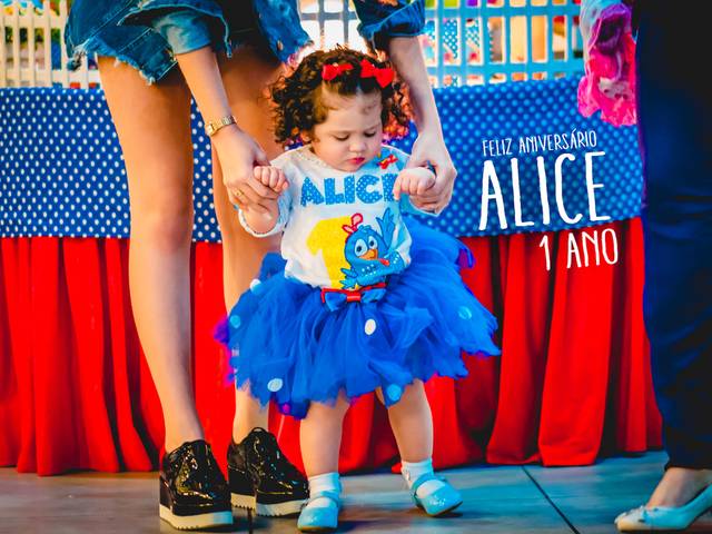 Filme - Aniversário Infantil de Alice 1 Ano