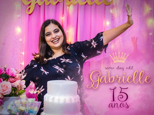 Filme - Aniversário Infantil de Gabrielle 15 Anos