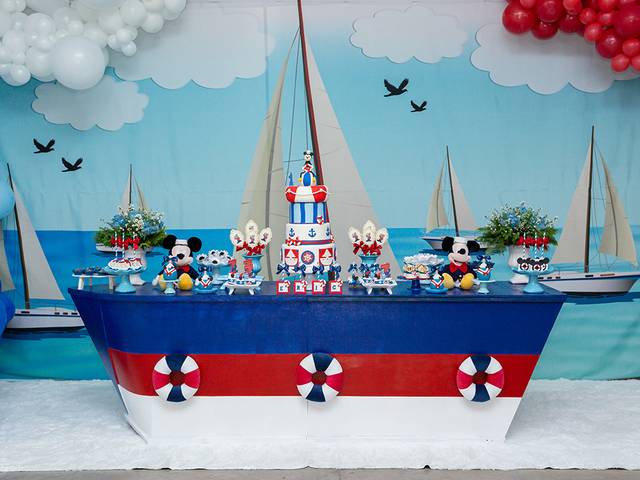 Festas Medieval de Eric 1 ano - Mickey Marinheiro