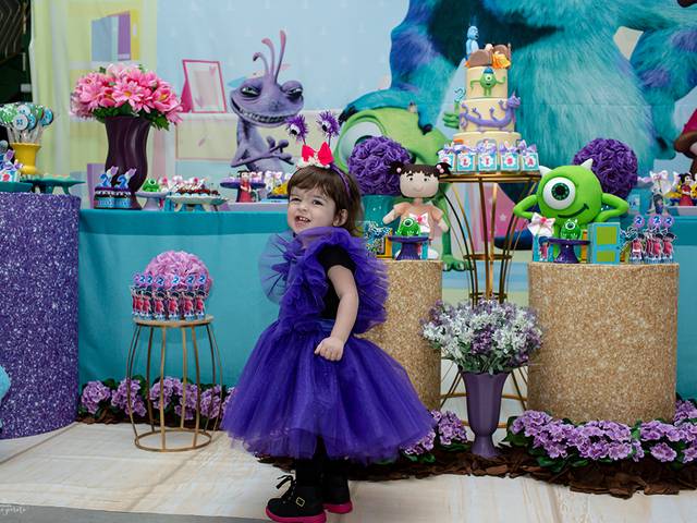 Aniversários de Elisa 2 anos - Monstros S.A.