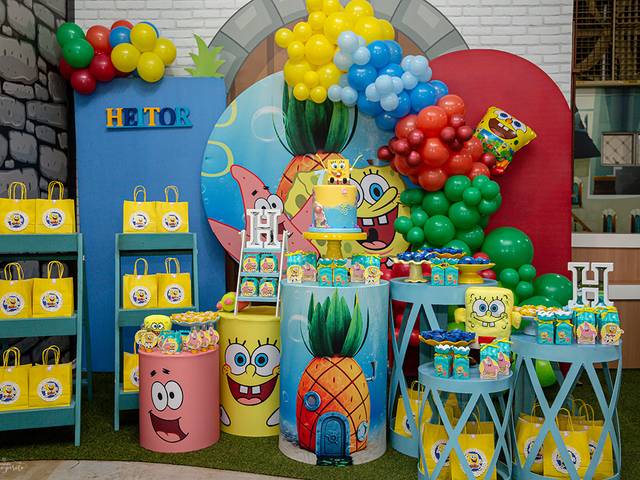 Festas Medieval de Bob Esponja 