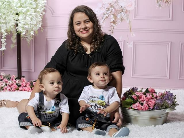 Ensaio Temático de Leo, Lorenzo e mamãe