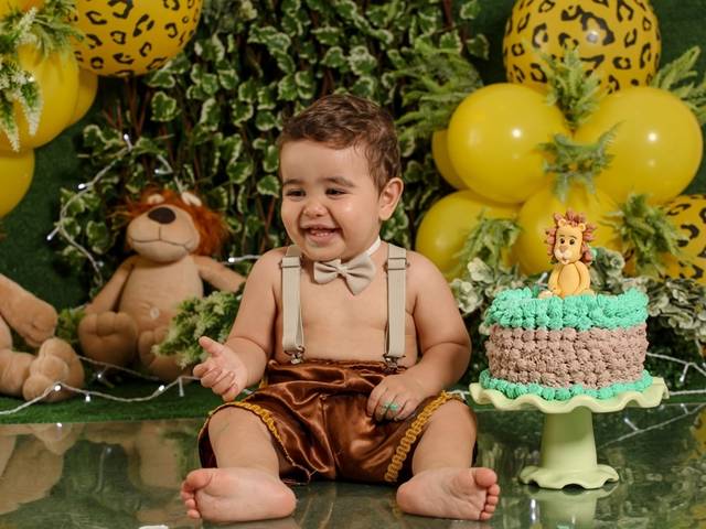 Smash the cake de Leonardo - Leãozinho