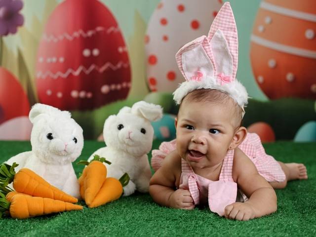 Ensaio Temático de Flor 4 meses