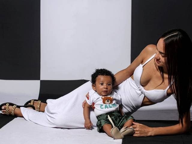 Ensaio Temático de Caleb e Mamãe