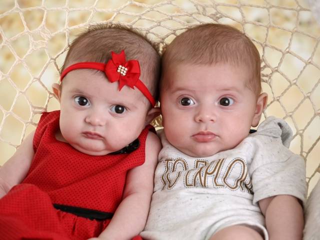 Acompanhamento de Lis e Lucas 3 meses