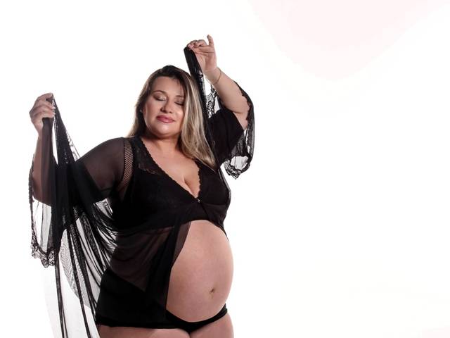 Gestante de Á espera da Emanuelly