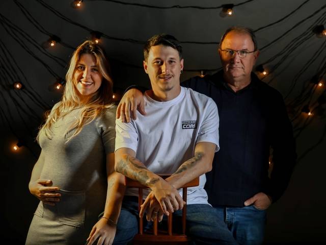 Ensaio Temático de Papai Marcos, Bruna e Mateus