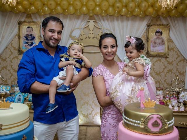 Aniversários de Julia e Gabriel 1° Aninho