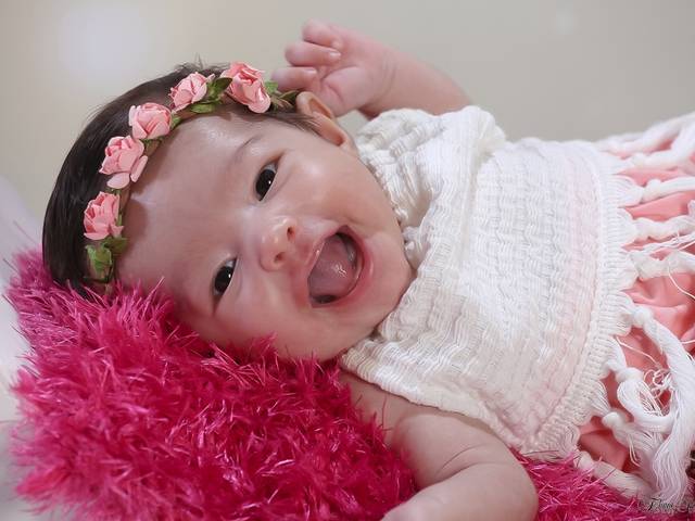 Acompanhamento de Valentina 1 mês