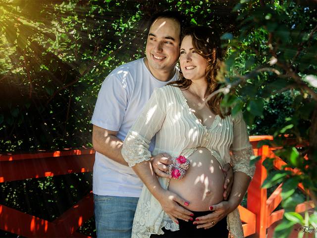 Gestante de Ensaio gestante Cláudia