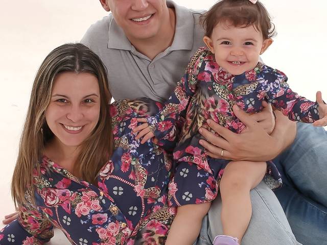 Família de Alice 1 ano e meio