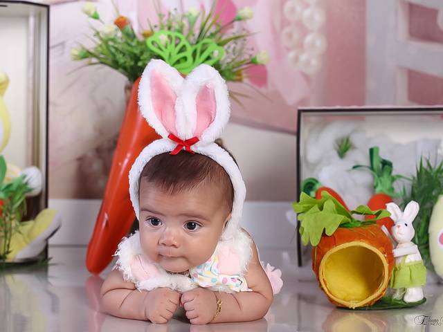 Ensaio Temático de Ana Luiza 4 meses