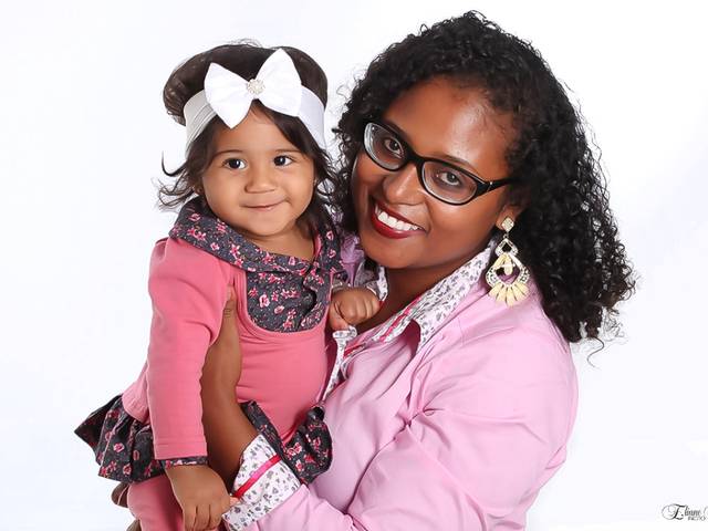 Família de Daniela e filhinha