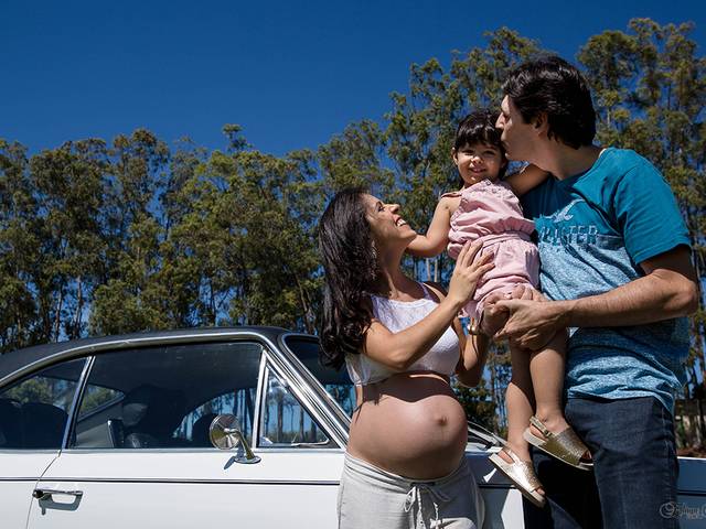 Gestante de Stéfanie, Ivan, Manu e Rafinha