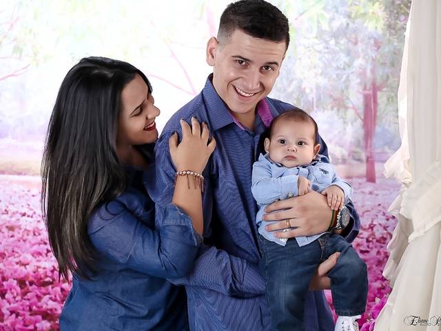 Ensaio Temático de Brayan, mamãe e papai