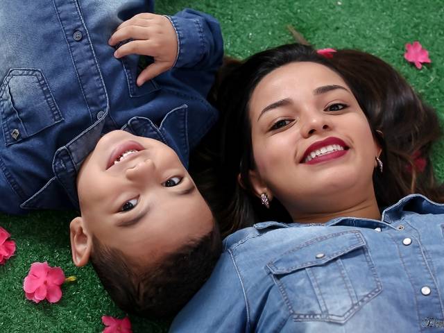 Ensaio Temático de Lucas e mamãe