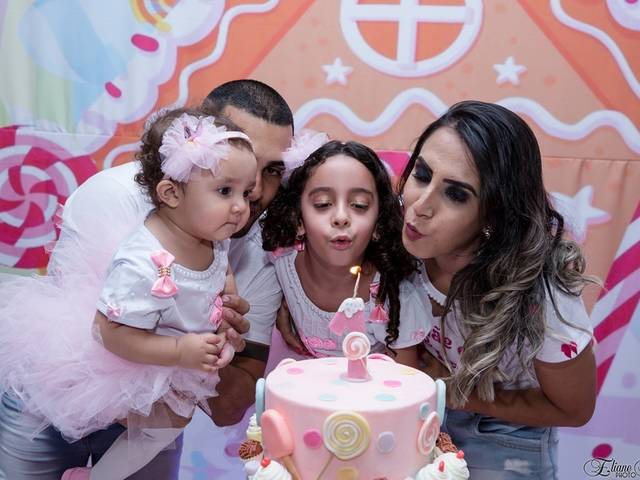 Aniversários de Mel 1° aninho e Lara 5 anos