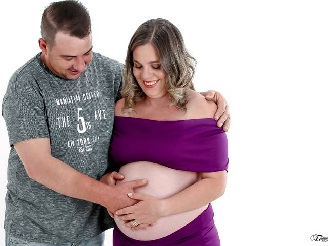 Gestante de Juliana e Cleber à espera de Victória