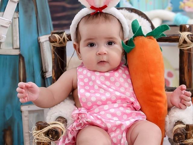 Ensaio Temático de Mariana 4 meses