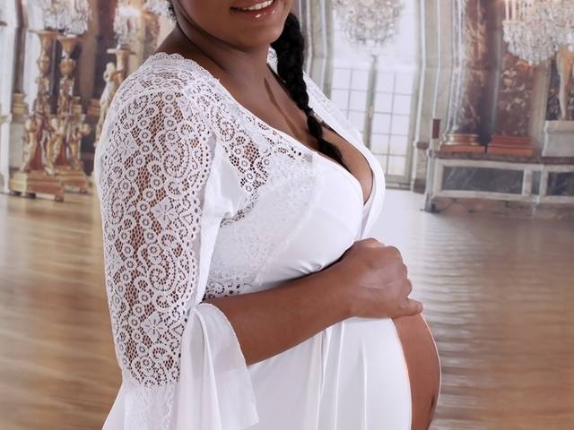 Gestante de Á espera da Maya