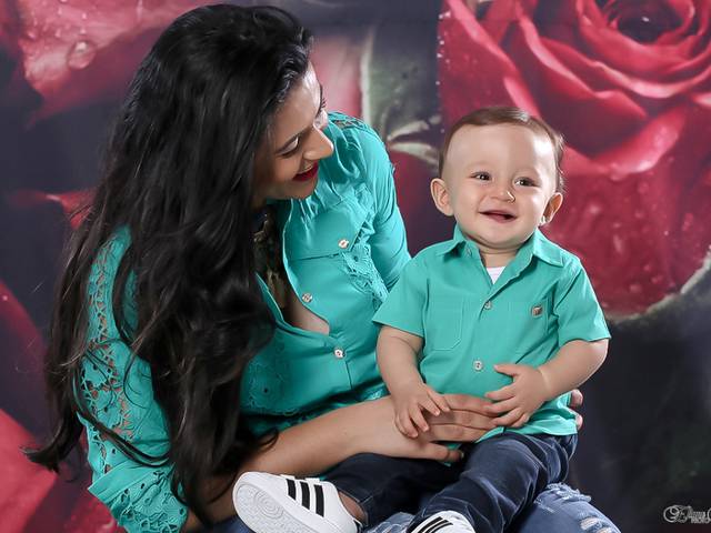 Ensaio Temático de Théo e Mamãe