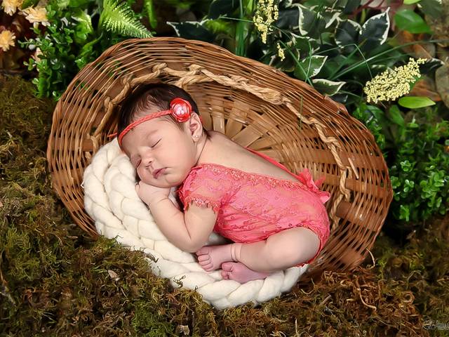 Newborn de Manuela 8 dias