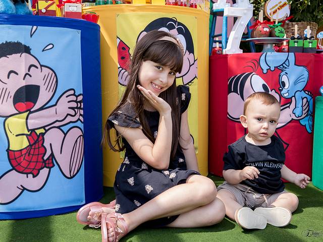 Aniversários de Davi 1° Aninho e Alice 7 anos