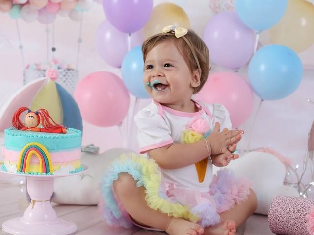 Smash the cake de Heloísa - Smash The Cake - Arco-Íris