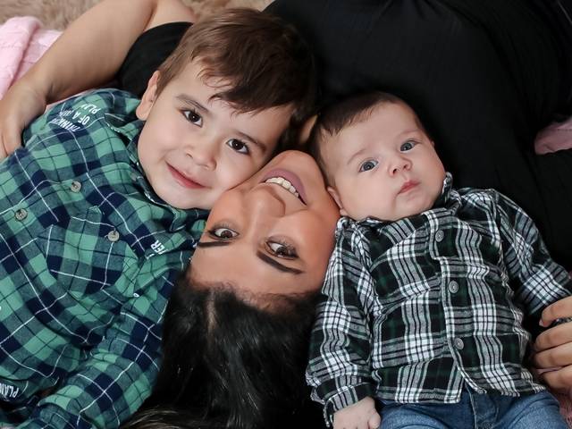 Ensaio Temático de Breno, Bryan e mamãe