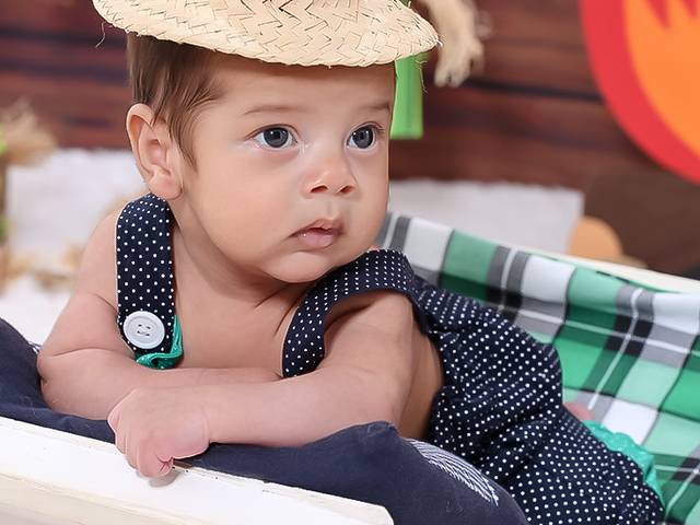 Ensaio Temático de João Gabriel 1 mês