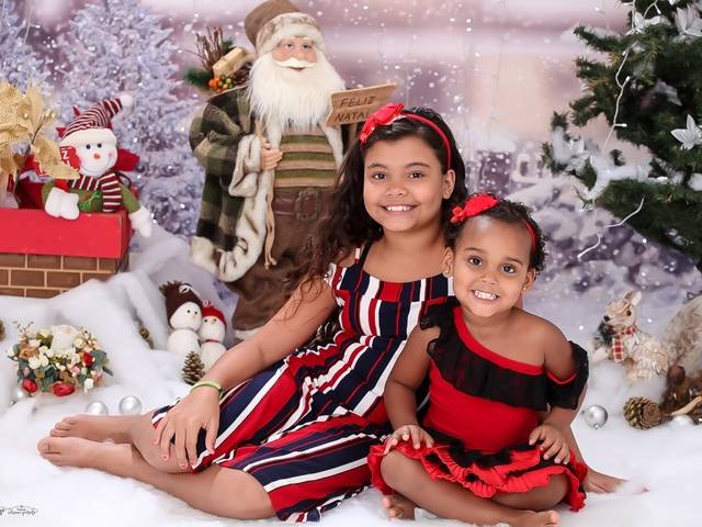 Ensaio Temático de Lavínia e Liz - Natal 2020