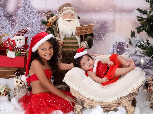 Ensaio Temático de Manuella e Isabella - Natal 2020