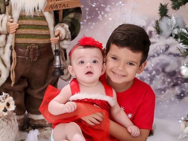 Ensaio Temático de Lavínia e Lorenzo - Natal 2020