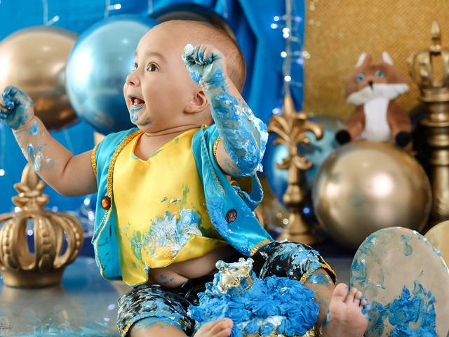 Smash the cake de Davi 1° Aninho - Realeza