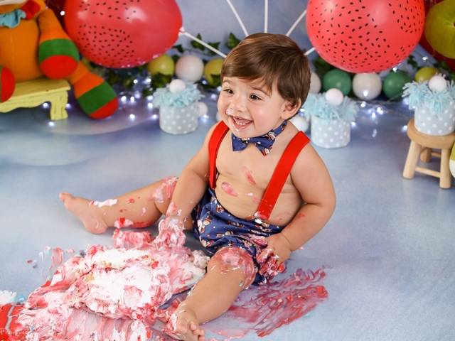 Smash the cake de Miguel 12 meses - Circo