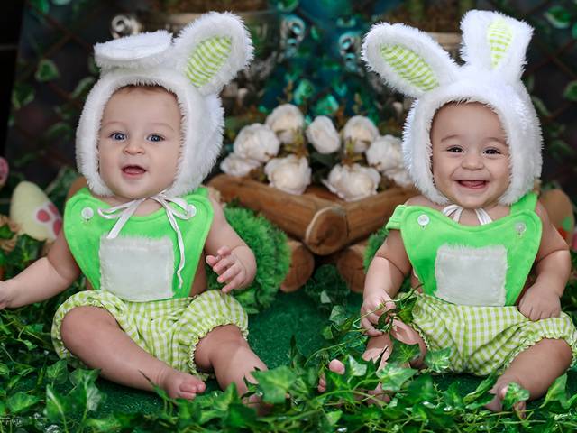 Ensaio Temático de Vicente e Leonardo 7 meses