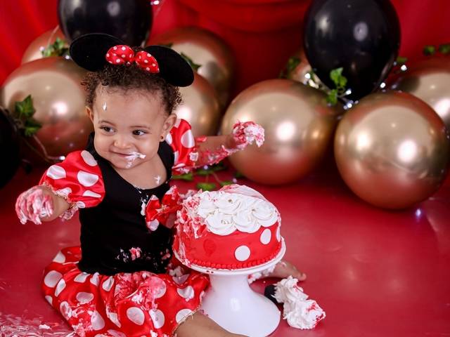 Smash the cake de Lavínia 12 meses - Miney