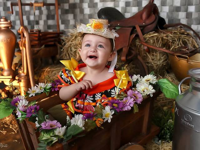 Ensaio Temático de Lavinia 11 meses