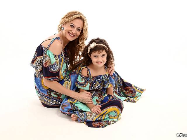 Família de Mãe e filha - Eliana e Maria Clara