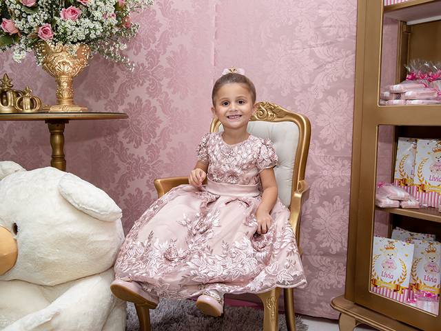 Aniversários de Livia 3 anos