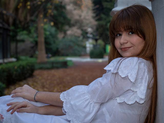 Retratos de Gianna y su 15 años