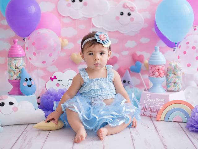 Infantil de Smash the cake da Yasmin