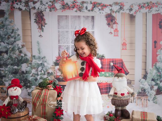 Infantil de Ensaio de Natal da Alice