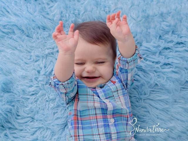 Bebê de Ensaio de Acompanhamento de Bebê - Marcelo (6 meses)