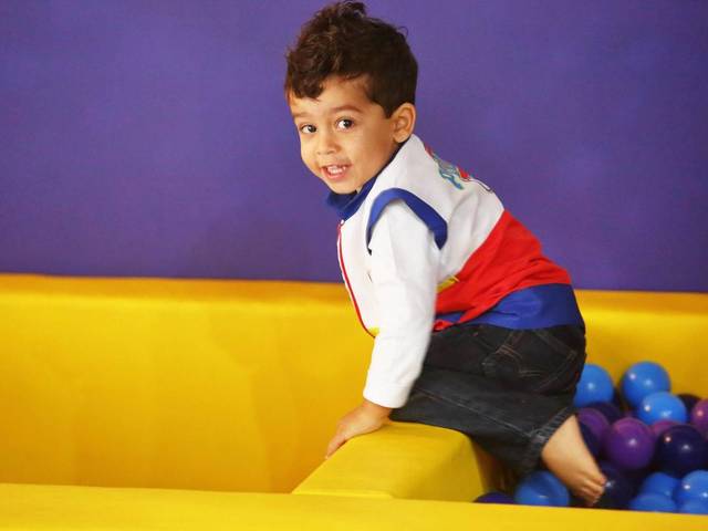 Fotografia Infantil de Fotografia de Aniversario Infantil Campinas - Pedro 3 anos - Mundo da Lua - Barao Geraldo